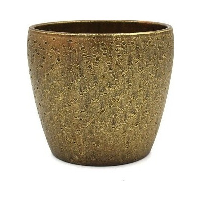 Doniczka Stare Złoto