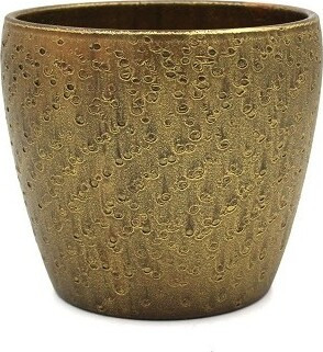 Doniczka Stare Złoto