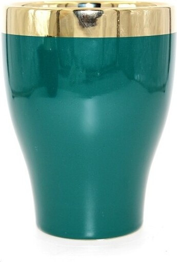 Doniczka Emerald storczykówka zielono-złota