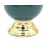 Doniczka Emerald puchar zielono-złoty