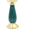 Doniczka Emerald świecznik zielono-złoty