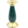 Doniczka Emerald świecznik zielono-złoty