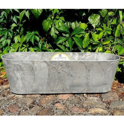 Skrzynka balkonowa Artstone Claire szara