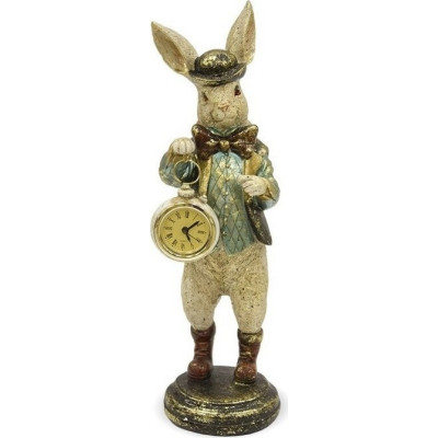 Królik z zegarem w kapelusiku