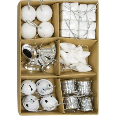 Ozdoby choinkowe 24szt mix