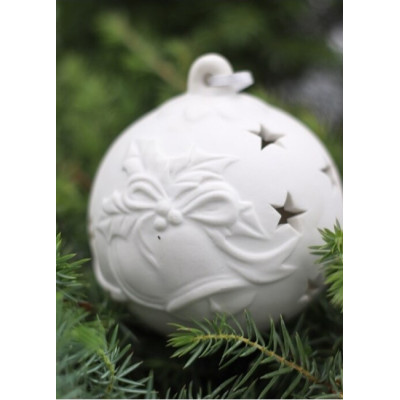 Bombka porcelanowa LED dzwonki