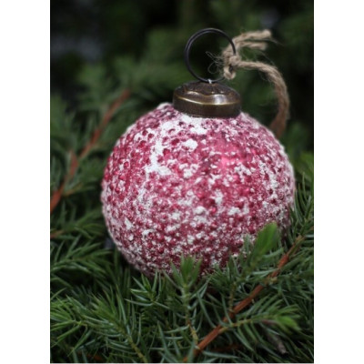 Bombka szklana Kira czerwona