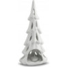 Świecznik tealight Choinka biała