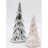 Świecznik tealight Choinka srebrna