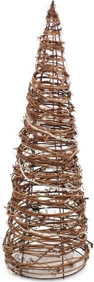 Choinka wiklinowa stożek LED