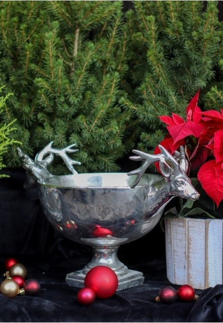 Doniczka Puchar Renifer srebrna