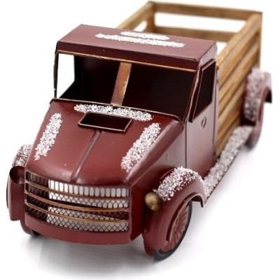 Samochód świąteczny bordowy