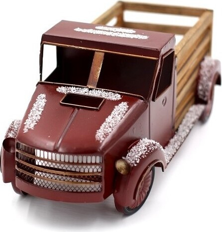 Samochód świąteczny bordowy