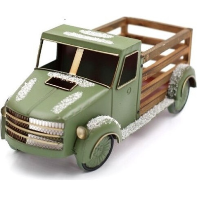 Samochód świąteczny zielony