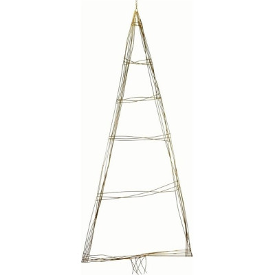 Choinka wisząca złota