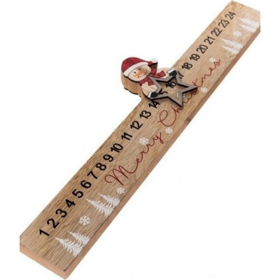 Kalendarz adwentowy drewniany Bałwan