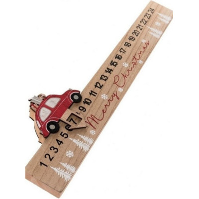 Kalendarz adwentowy drewniany Samochód