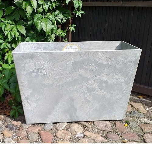 Donica ArtStone Divider Ella kwadratowa ścianka szara