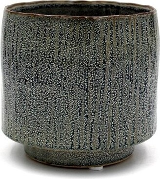 Doniczka Tempesta na stopce granat