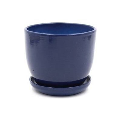 Doniczka baryłka granatowa