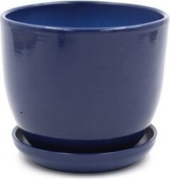 Doniczka baryłka granatowa