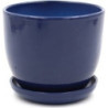 Doniczka baryłka granatowa