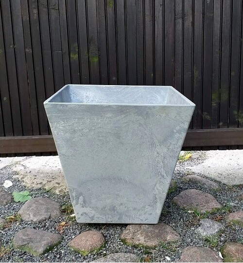 Donica kwadratowa szara Artstone Ella