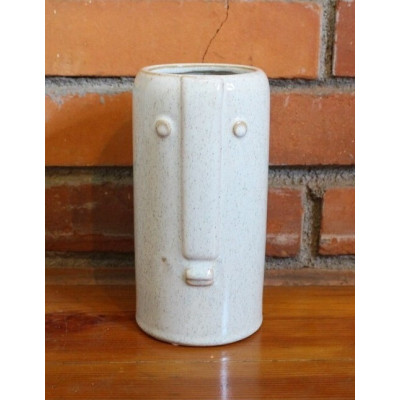 Doniczka Nella głowa biała