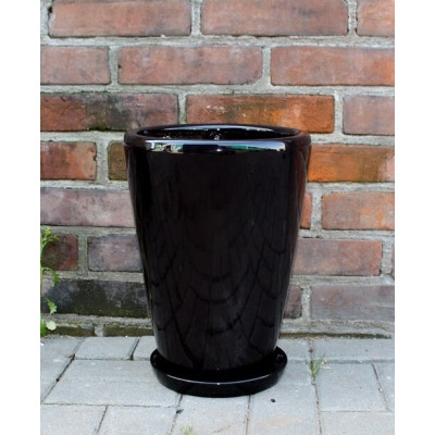 Donica Junia stożek czarna