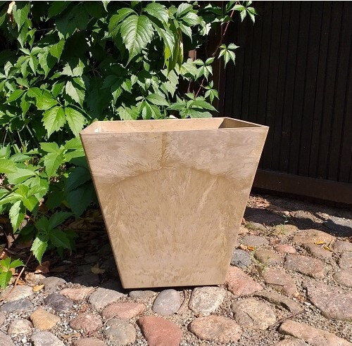 Donica kwadratowa jasnobrązowa Artstone Ella