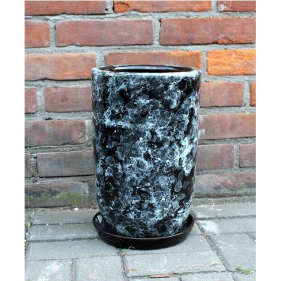 Donica Szalin prosta czarny marmur