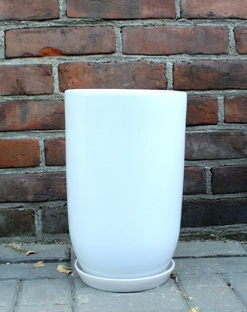 Donica Szalin prosta wysoka biała