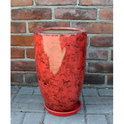 Donica Szalin wysoka czerwony marmur