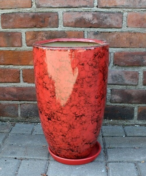 Donica Szalin wysoka czerwony marmur