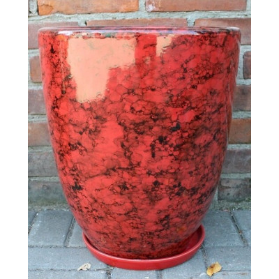 Donica Szalin wysoka czerwony marmur