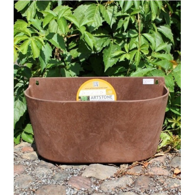 Doniczka skrzynka ścienna ArtStone Claire dąb