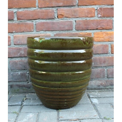 Donica Prążki oliwka