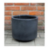 Donica Antracyt walec zaokrąglony