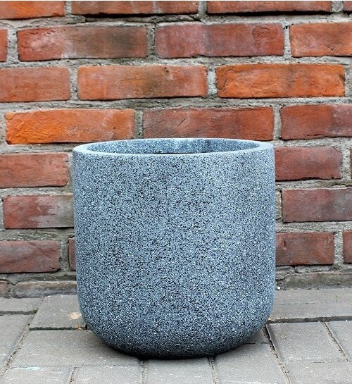 Donica Mary walec zaokrąglony szary granit