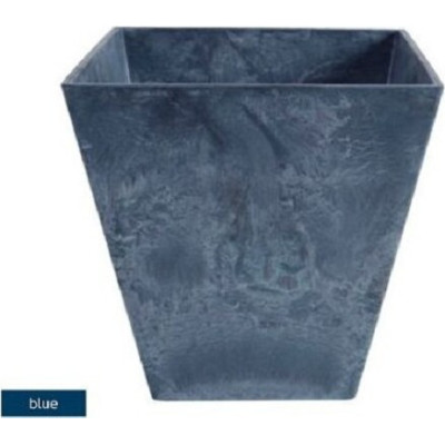 Donica kwadratowa niebieska Artstone Ella