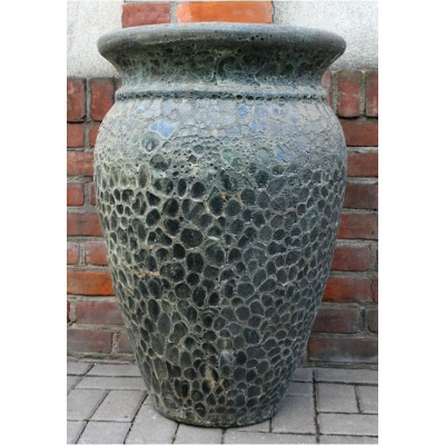 Wazon Pompei vulcano antracyt