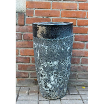 Wazon vulcano czarny