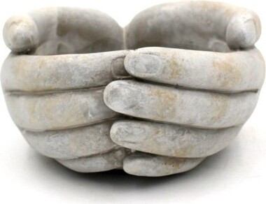 Doniczka Dłonie cement