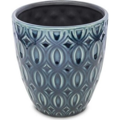 Doniczka Retro petrol storczykówka