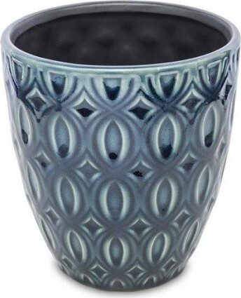 Doniczka Retro petrol storczykówka