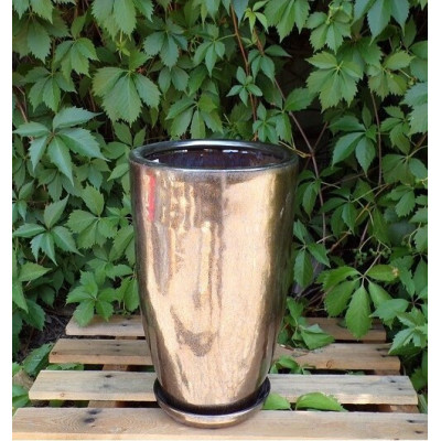 Donica Vici wysoka antyk brąz