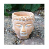 Doniczka Etno Budda terakota