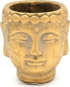 Doniczka Etno Budda złota