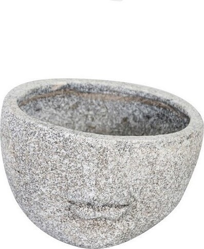 Doniczka Twarz granit