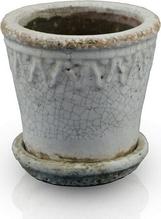 Doniczka Nata biała